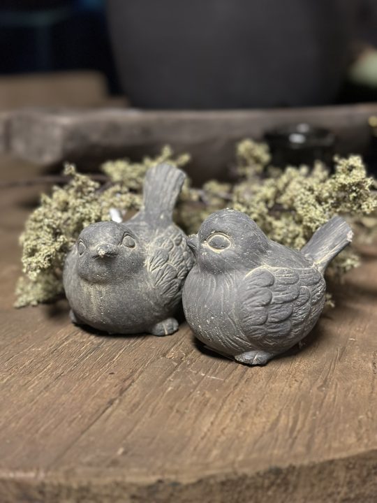 Set of 2 Birds Relief Majestic Vintage D.12 H.11-9
