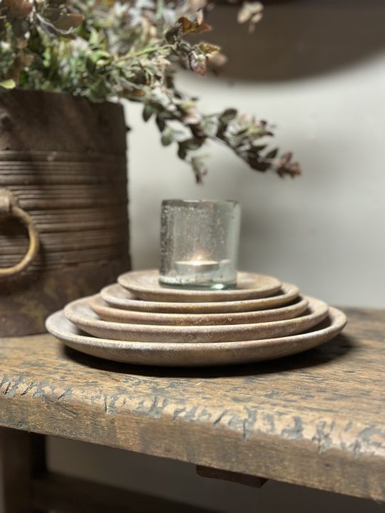 Set of 5 Plates Basic Jewel D.27-24-20-18-15 H.3 cm