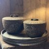 Ronde bak met deksel - 25x20 grijs - Afbeelding 3
