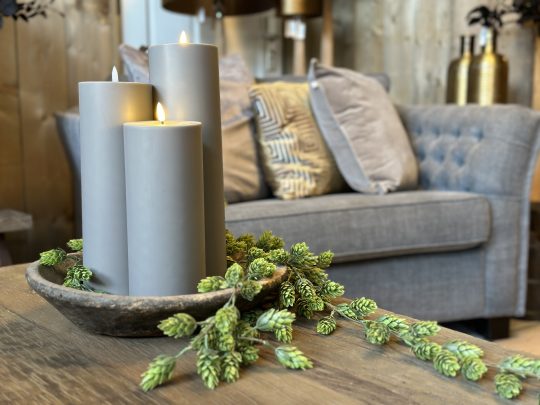 OUTDOOR LED candle grey 10*25 S - Afbeelding 2